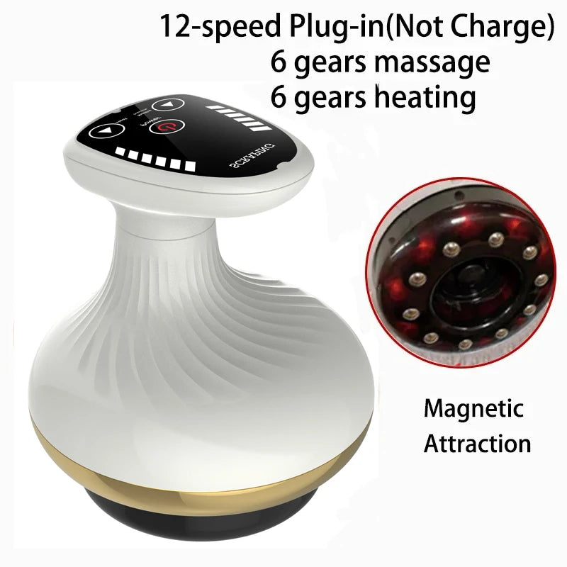 4-in-1 Elektrische Gua Sha Massager met LED-lichttherapie