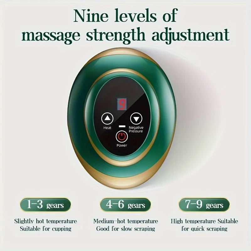 4-in-1 Elektrische Gua Sha Massager met LED-lichttherapie