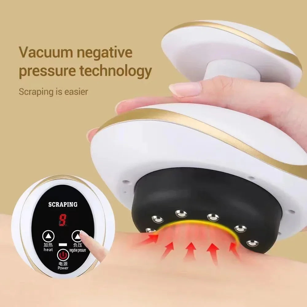 4-in-1 Elektrische Gua Sha Massager met LED-lichttherapie