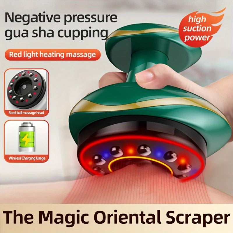4-in-1 Elektrische Gua Sha Massager met LED-lichttherapie